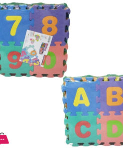 EVA Foam Puzzle 9mm Large 36Pcs Abc123 Baby Playmate  (9mm)