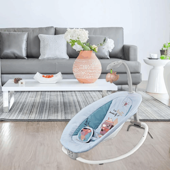 Hu-Baby - Rhythmic Rocker With Vibration & Remote Control in Pakistan