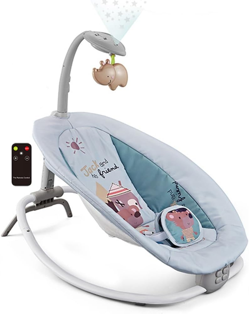 Hu-Baby - Rhythmic Rocker With Vibration &Amp; Remote Control