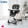Kidilo Multifunction Portable Baby High Chair, Foldable Feeding Chair, Strong Dining Chair For Baby With Height Adjustment &Amp; Wheel - Dc01