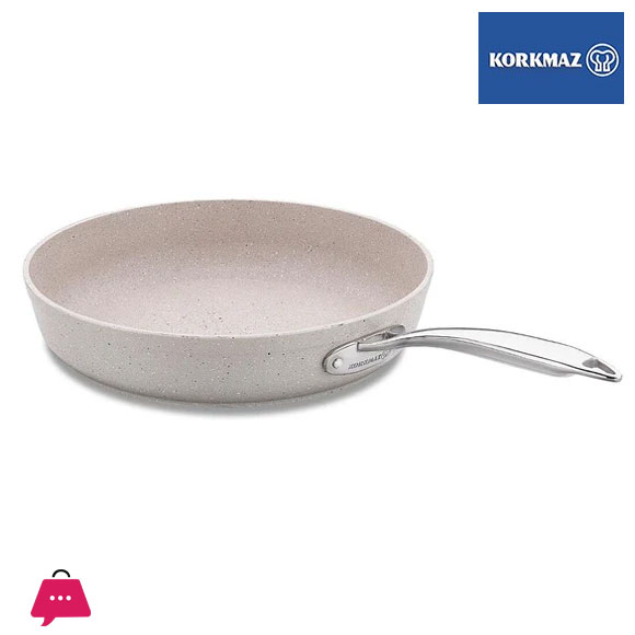 Korkmaz Granita Non Stick Frying Pan - 30X6Cm Pfoa Free Induction Compatible 3 Korkmaz Granita Non Stick Frying Pan - 30X6Cm Pfoa Free Induction Compatible