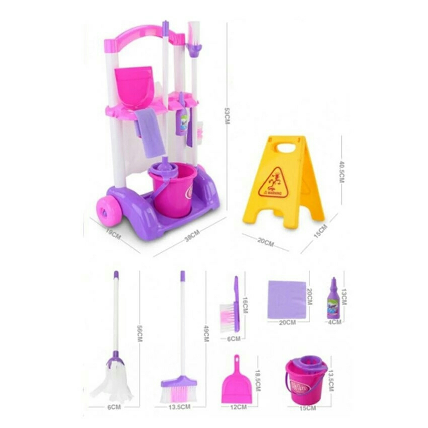 Little Helper Broom Mini Sweeper Toy Children'S Cleaning Toy Play Set
