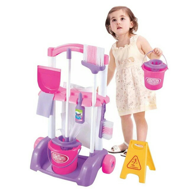 Little Helper Broom Mini Sweeper Toy Children'S Cleaning Toy Play Set
