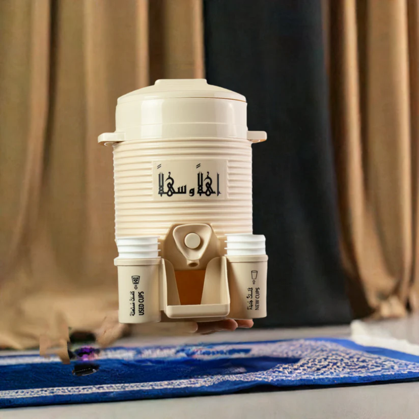 Mini Zamzam Cooler Dispenser 2L &Amp; 5L Beige N Gray Haramain Inspired 14 Mini Zamzam Cooler Dispenser 2L &Amp; 5L Beige N Gray Haramain Inspired