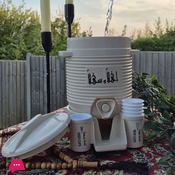 Mini Zamzam Cooler Dispenser 2L &Amp; 5L Beige N Gray Haramain Inspired 7 Mini Zamzam Cooler Dispenser 2L &Amp; 5L Beige N Gray Haramain Inspired - Image 5