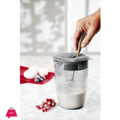 Mixer Blender Bowl with Lid Non-Splash Whisk Mixer Bowl