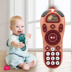 Sound And Light Cartoon Multi Function Learning Remote Control Story Machine Baby Music Remote Control Baby Toy For Kids