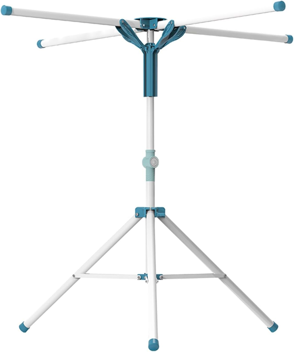 Tripod 4-Arm Clothes Drying Rack Height Adjustable Laundry Rack