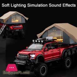 1:24 Ford Raptor F150 Camping Rv Off Road Pickup Truck