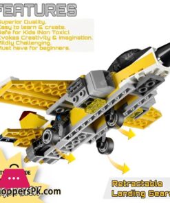 130-Piece Lego Building Set: Super Creative 3-In-1 Super Airplane Blocks Toy - Perfect Gift For Children And Adults 18 130 Piece Lego Building Set Super Creative 3 In 1 Architect Super Airplane Blocks Toy Perfect Gift For Children And Adults