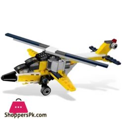 130 Piece Lego Building Set Super Creative 3 In 1 Architect Super Airplane Blocks Toy Perfect Gift For Children And Adults