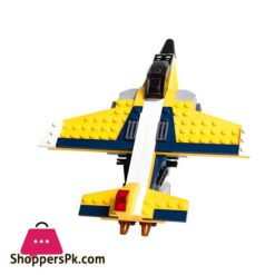 130 Piece Lego Building Set Super Creative 3 In 1 Architect Super Airplane Blocks Toy Perfect Gift For Children And Adults