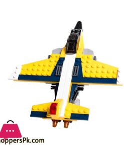 130-Piece Lego Building Set: Super Creative 3-In-1 Super Airplane Blocks Toy - Perfect Gift For Children And Adults 20 130 Piece Lego Building Set Super Creative 3 In 1 Architect Super Airplane Blocks Toy Perfect Gift For Children And Adults