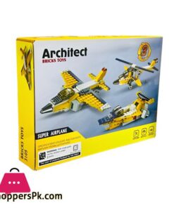 130-Piece Lego Building Set: Super Creative 3-In-1 Super Airplane Blocks Toy - Perfect Gift For Children And Adults 23 130 Piece Lego Building Set Super Creative 3 In 1 Architect Super Airplane Blocks Toy Perfect Gift For Children And Adults