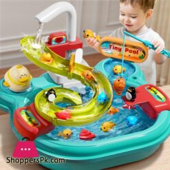 2-In-1 Dishwashing &Amp; Fishing Toy For Kids
