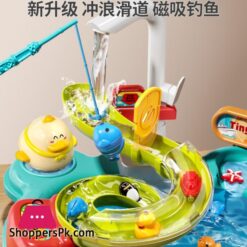 2-In-1 Dishwashing &Amp; Fishing Toy For Kids