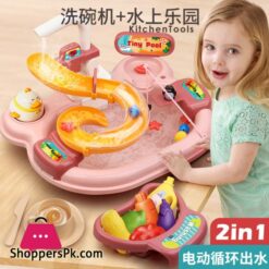 2-In-1 Dishwashing &Amp; Fishing Toy For Kids