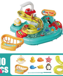 2-in-1 Dishwashing & Fishing Toy For Kids