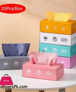 20PCSBox Colorful Home Cleaning Kitchen Dish Cloth Napkins Tableware Absorbent Microfiber Towel Non stick Oil Dish Rags Dishcloth Kitchen Home