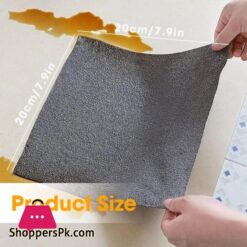 20Pcsbox Colorful Home Cleaning Kitchen Dish Cloth Napkins Tableware Absorbent Microfiber Towel Non Stick Oil Dish Rags Dishcloth Kitchen Home