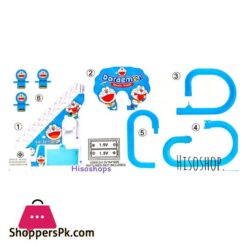 3 Little Doraemon Stair Climbing And Sliding Toy For Kids Lights Music