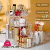 360 Rotating Makeup Organizer Stand With Cosmetic Holder Tray Acrylic