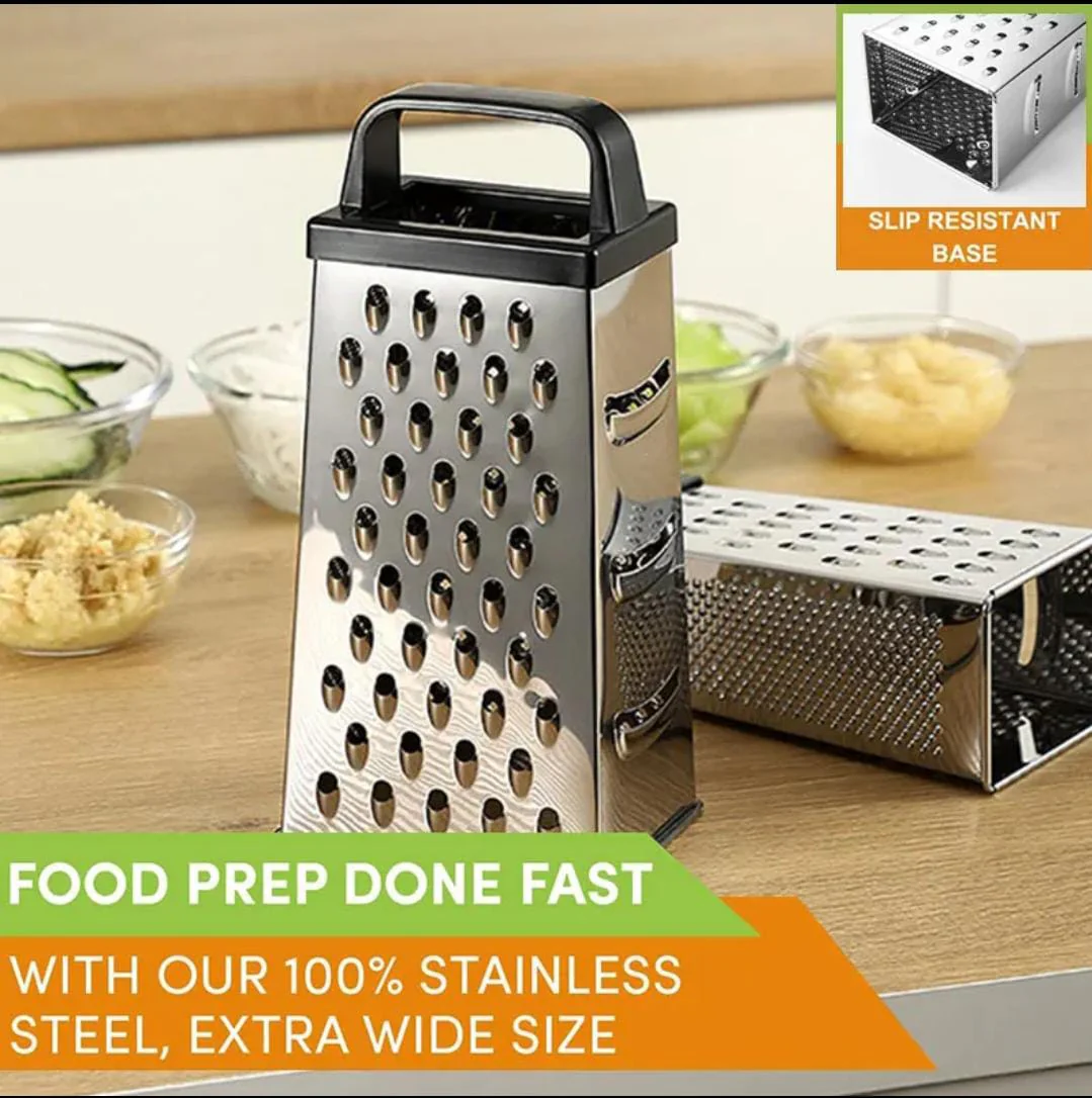4 Sided Cheese Grate &Amp; Vegetable Slicer