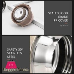 500Ml Thermos Stainless Steel Insulated Thermal Cup Bottle Travel Mug Water Vacuum Cup School Home Tea Coffee Drink Bottle Cup