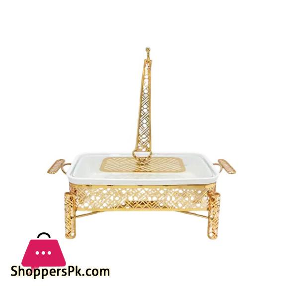 Brilliant Rectangle Dish With Candle Stand - 15 Inch 4 Br1222 135Rect Dishcandle Stand