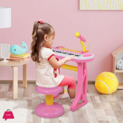 Children'S Electronic Keyboard Multi-Function With Microphone 31 Key Piano Can Be Play