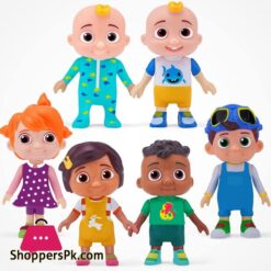 Coocomelon Character Friends Family 6 Figure Pack Toys For Babies And Toddlers 6 Inch