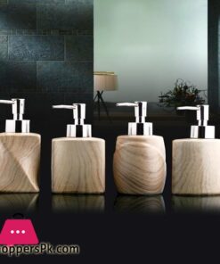 Creative Wood Grain Ceramic Soap Dispenser Lotion Bottle 25 Creative Wood Grain Ceramic Soap Dispenser Lotion Bottle - Image 2