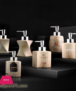 Creative Wood Grain Ceramic Soap Dispenser Lotion Bottle 26 Creative Wood Grain Ceramic Soap Dispenser Lotion Bottle - Image 3