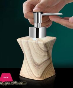 Creative Wood Grain Ceramic Soap Dispenser Lotion Bottle 27 Creative Wood Grain Ceramic Soap Dispenser Lotion Bottle - Image 4