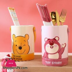 Disney Ceramic Bucket Cute Cutlery And Pen Barrel Holder