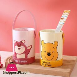 Disney Ceramic Bucket Cute Cutlery And Pen Barrel Holder