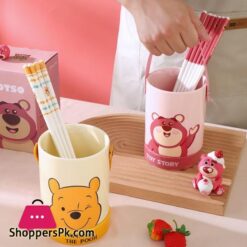 Disney Ceramic Bucket Cute Cutlery And Pen Barrel Holder