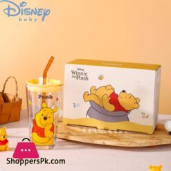 Disney Sippy Cup Mickey Mouse Large Capacity Water Cup Child Glass Portable Student Milk Cup 12 Disney Sippy Cup Mickey Mouse Large Capacity Water Cup Child Glass Portable Student Milk Cup