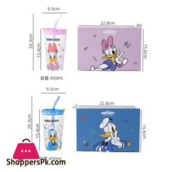 Disney Sippy Cup Mickey Mouse Large Capacity Water Cup Child Glass Portable Student Milk Cup 14 Disney Sippy Cup Mickey Mouse Large Capacity Water Cup Child Glass Portable Student Milk Cup
