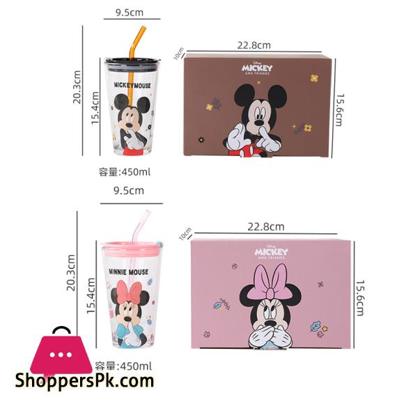 Disney Sippy Cup Mickey Mouse Large Capacity Water Cup Child Glass Portable Student Milk Cup 9 Disney Sippy Cup Mickey Mouse Large Capacity Water Cup Child Glass Portable Student Milk Cup - Image 7