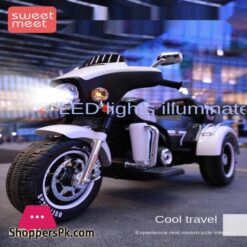 Harley-Davidson Children'S Motorcycle Electric Motorcycle 3 Wheel Rechargeable Three-Wheel Battery Bike