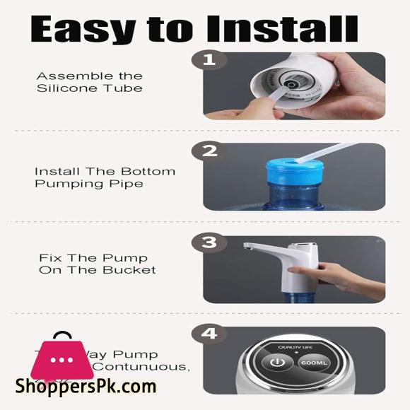 Imperial Electric Water Dispenser Pump 9 Water Dispenser Pump Portable Water Pump For 5 Gallon Bottle With Automatic Off Button Usb Charginguniversal Fit