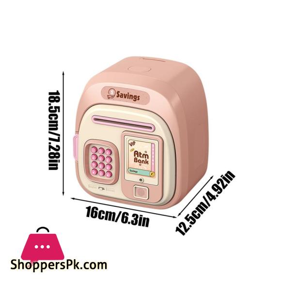 Kids Atm Bank Cash Bank Electronic With Password Lock Money Bank For Kids 8 Kids Atm Bank Cash Bank Electronic With Password Lock Money Bank For Kids - Image 6
