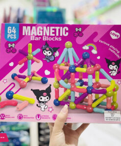 Magnetic Magic Stick 64 Pcs Building Set Puzzle Toy
