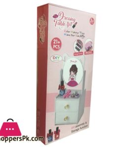 New DIY Dressing Table Activity Toy Set For Girls 21 Pieces