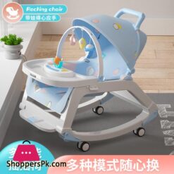 New Version Baby Multi-Function Baby Bouncer &Amp; Rocker Comfort Chair Pushable Trolley Baby Bassinet