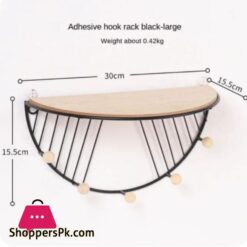 D Shape Wall Hanging Shelf Key Hanging Mounted Hanging Key Holding