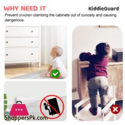 Pack Of 2 Baby Safety Lock Anti Tip Wall Holder For Furniture Children Protection Furniture Baby Security Wall Strap Kids Safety Kiddieguard