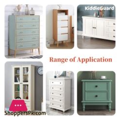 Pack Of 2 Baby Safety Lock Anti Tip Wall Holder For Furniture Children Protection Furniture Baby Security Wall Strap Kids Safety Kiddieguard