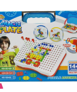 Puzzle Magic Plate Bag DIY Education toy for kids